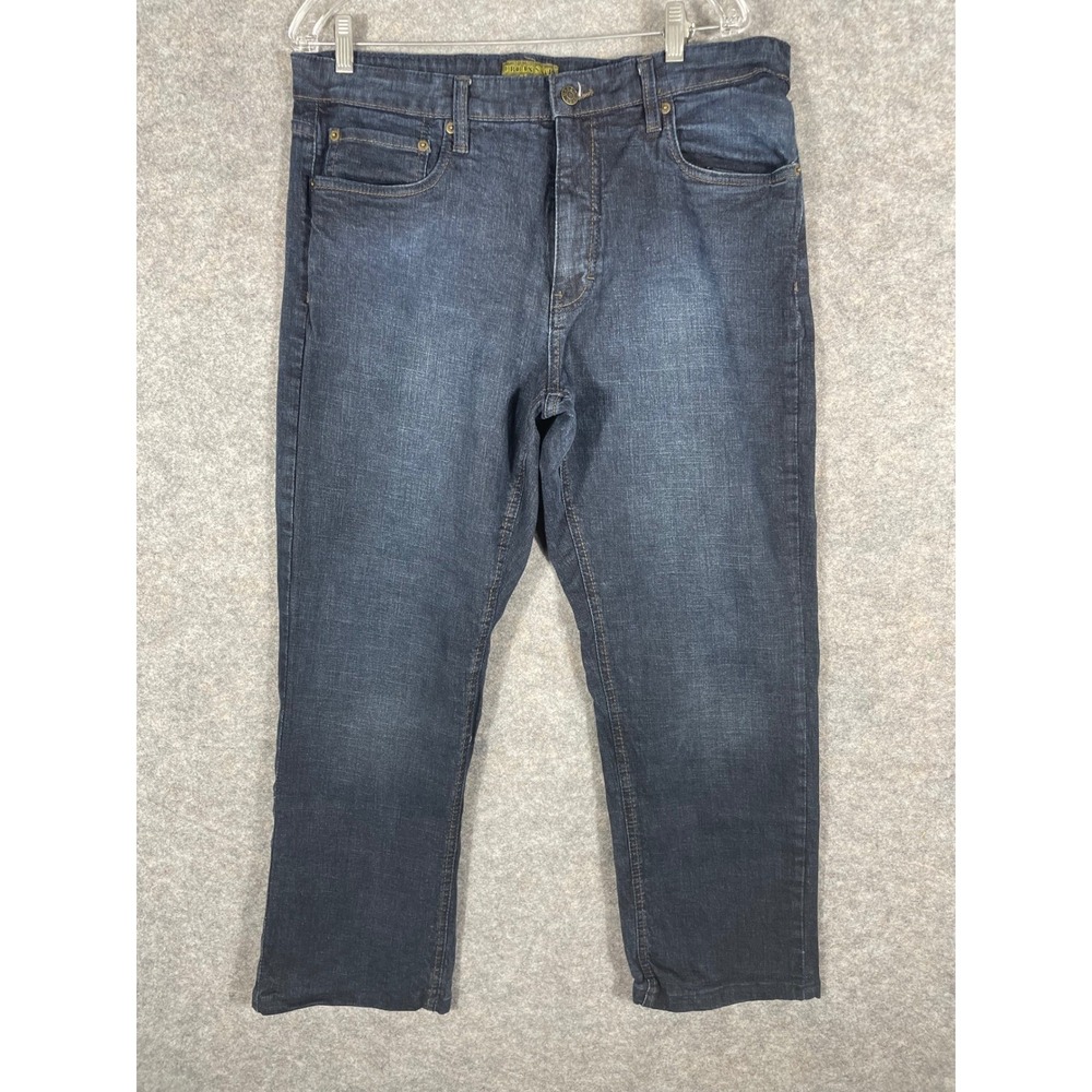 Urban‎ Star Jeans Mens 38x30 Relaxed Straight Leg Dark Wash Denim Pants